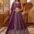 Attractive Purple Dori Work Oragnza Designer Lehenga Choli With Dupatta