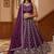 Attractive Purple Dori Work Oragnza Designer Lehenga Choli With Dupatta