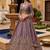 Bewitching Lilac Sequins Silk Reception Wear Lehenga With Blouse