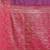 Banarasi silk blend cotton saree in magenta  colour with zari work