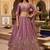 Precious Mauve Heavy Embroidered Silk Bridesmaid Lehenga Choli