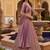 Precious Mauve Heavy Embroidered Silk Bridesmaid Lehenga Choli