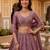 Precious Mauve Heavy Embroidered Silk Bridesmaid Lehenga Choli