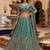 Beautiful Green Hand Embroidery Silk Lehenga Choli With Dupatta