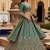 Beautiful Green Hand Embroidery Silk Lehenga Choli With Dupatta