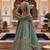 Beautiful Green Hand Embroidery Silk Lehenga Choli With Dupatta