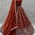 Rich Rust Orange Floral Embroidery Oragnza Wedding Wear Lehenga Choli