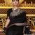 Black soft silk blend banarasi jacuard work designer party wear saree with unstitched blouse piece