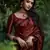 Maroon soft silk blend banarasi jacuard work designer party wear saree with unstitched blouse piece