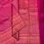 Rani pink soft silk blend banarasi jacuard work designer party wear saree with unstitched blouse piece