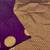Purple soft silk blend banarasi jacuard work designer party wear saree with unstitched blouse piece