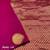 Pink soft silk blend banarasi jacuard work designer party wear saree with unstitched blouse piece
