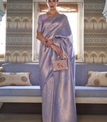 Traditional handloom weaving saree with rich pallu & elegant finish