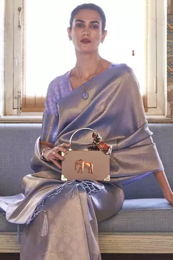  weaving saree with rich pallu & elegant finish