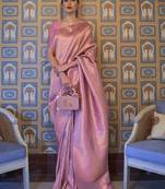 Traditional handloom weaving saree with rich pallu & elegant finish