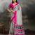 Printed ajrakh satin crepe saree – traditional art with a modern touch