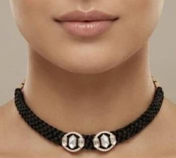 Black beaded necklaces 2