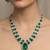 Green studded necklaces