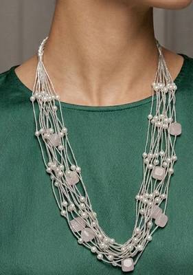 Off white stone necklaces 2
