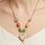 Multicolor stone necklaces