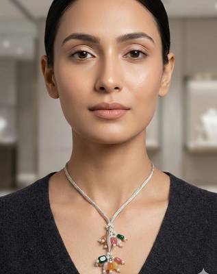 Multicolor pearl necklaces 1