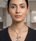 Multicolor pearl necklaces