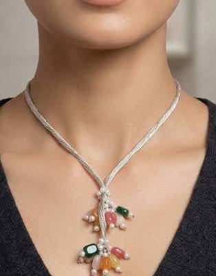 Multicolor pearl necklaces 2