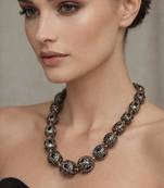 Black pearl necklaces