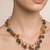 Multicolor pearl necklaces