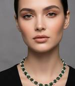 Green stone necklaces