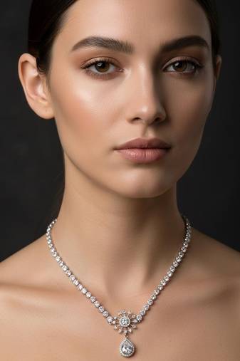 Silver plated necklaces