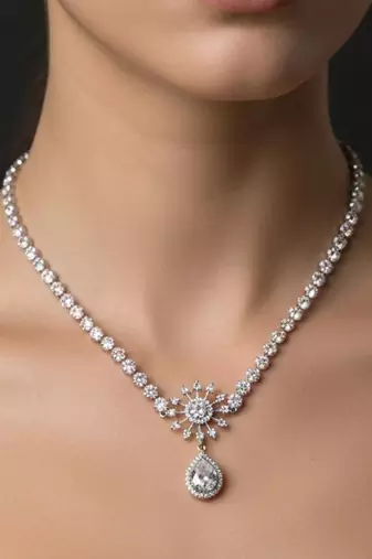 Silver plated necklaces