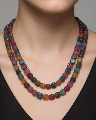 Multicolor stone necklaces 2
