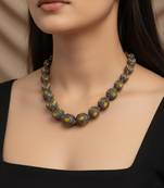 Yellow pearl necklaces