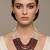 Maroon beaded necklaces