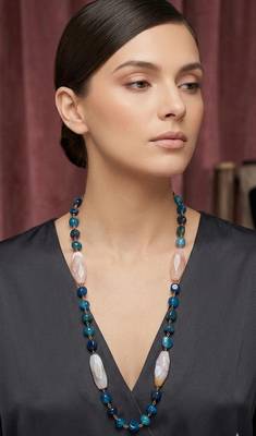 Blue stone necklaces 1