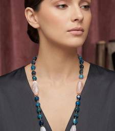 Blue stone necklaces
