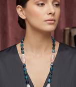 Blue stone necklaces