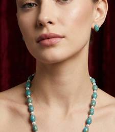 Blue stone necklaces