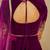 Purple Velvet Embroidery Sequence Work Lehenga Choli Blouse with Dupatta For Women