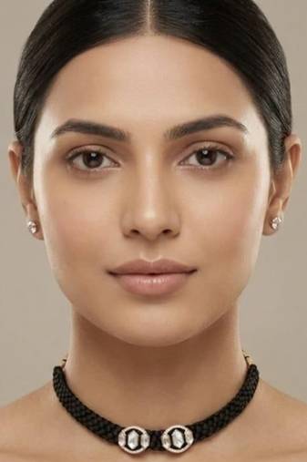 Black beaded necklaces