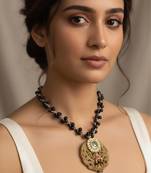 Black beaded necklaces