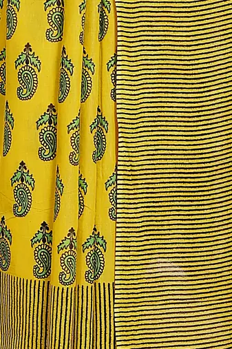 Floral printed  cotton ethnic saree for woman