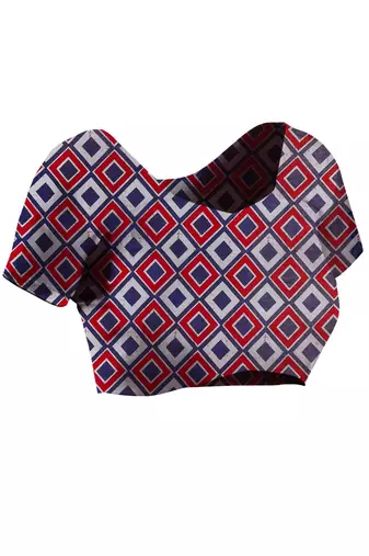 Floral printed  cotton ethnic saree for woman