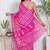 Floral printed pure cotton ethnic saree for woman