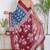 Floral printed pure cotton ethnic saree for woman