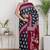 Floral printed pure cotton ethnic saree for woman