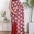 Floral printed pure cotton ethnic saree for woman