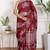 Floral printed pure cotton ethnic saree for woman
