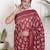 Floral printed pure cotton ethnic saree for woman